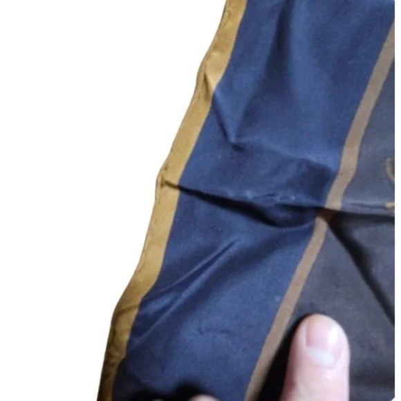 Vintage Valentino Silk Floral Fruit Bird Square Scarf 33" x 33" Botanical Luxury - Picture 6 of 8